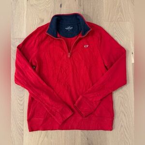 Boy’s Vineyard Vines 1/4 Zip Long Sleeve Shirt - Size Large (14-16)